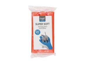 Creall szuperpuha modellezőgyurma, tartósítószermentes, narancs - 500g.