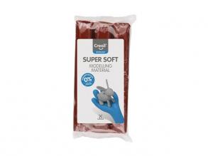 Creall szuperpuha modellezőgyurma, tartósítószermentes, barna - 500g.