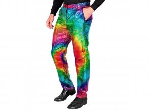 Színes party nadrág férfi jelmez