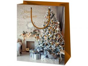 Merry Christmas! karácsonyi óriás ajándéktáska 40x20x56cm