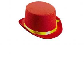 Színes filc cilinder kalap, egységes gyermek méret, 6 féle szín, 1 db