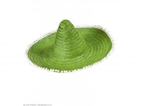 Sombrero kalap, zöld, 48 cm