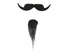 Hegyes szakáll és bajusz muskétás jelmezekhez