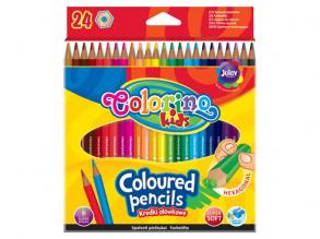 Colorino Kids színesceruza készlet - 24 darabos - hexagonal