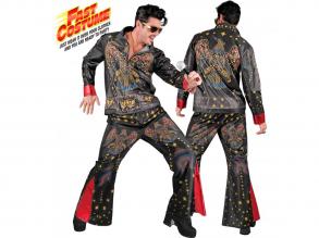 A rock'n'roll királya fekete férfi jelmez