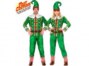 Mikulás segítő manó unisex felnőtt jelmez