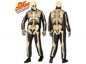 Csontváz ruha unisex felnőtt jelmez