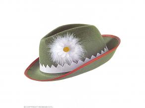 Tiroli kalap virággal