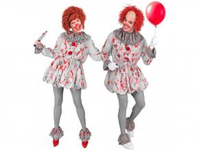 Vintage horror bohóc jelmez unisex felnőtt jelmez