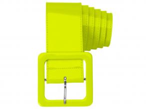 Neon sárga vinyl öv