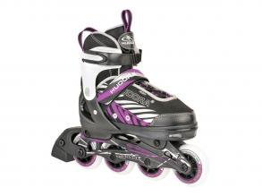 HUDORA Inline görkorcsolya Mia Fekete/lila, 37-40-es méret