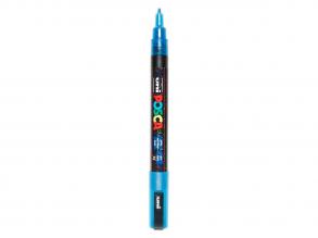Uni Posca PC3M csillámos festékfilc sötétkék  kerek hegy 1,3 mm-ig