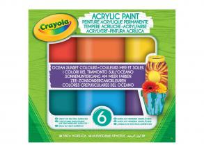 6 db-os akrilfesték készlet - Crayola