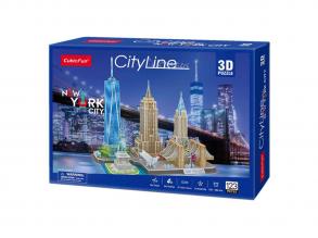 3D-puzzle: City Line New York City