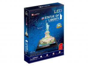 Cubic Fun 3D puzzle Szabadság-szobor LED-es világítással