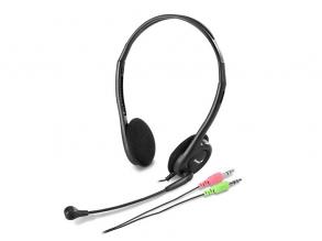 Genius HS-200C jack fekete headset