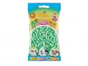 Hama vasalható gyöngy csomag - 1000 darab, pasztell zöld