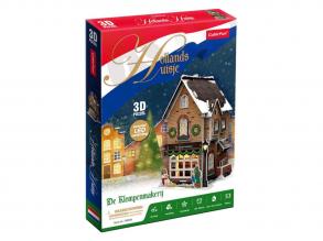 Cube Fun 3D puzzle: karácsonyi műhely LED-es világítással