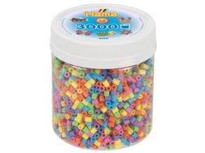 Hama: Midi Meleg pasztell színű vasalható gyöngy szett 3000db-os