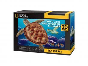 Cubic Fun 3D puzzle National Geographic tengeri teknős