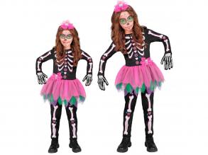Csontváz ruha lány jelmez