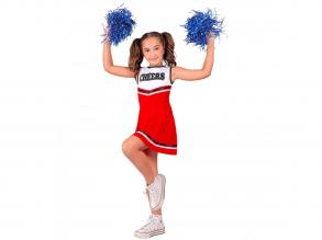 Cheerleader piros lány jelmez