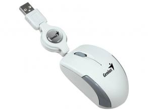 Genius MicroTraveler v2 USB fehér notebook egér