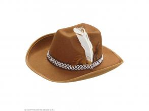 Gyerek Cowboy kalap, barna színben
