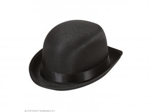 Fekete szatén kalap
