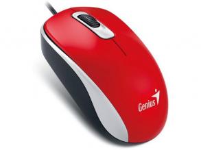 Genius DX-110 USB piros-fekete egér