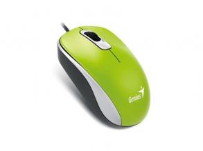 Genius DX-110 USB zöld-fekete egér