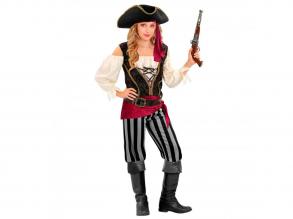 Kalóz hölgy mellényben lány jelmez