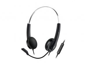 Genius HS-220U USB-C fekete headset Copilot gombbal