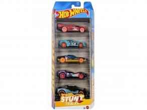 Hot Wheels: Stunt Tracks 5db-os kisautó szett 1/64 - Mattel