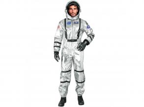 Asztronauta ezüst színű férfi jelmez