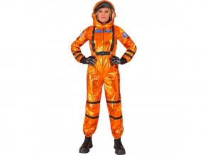 Asztronauta narancs színű női jelmez