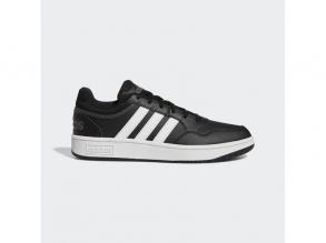 Hoops 3.0 Adidas férfi fekete/fehér színű Core utcai cipő