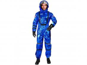 Asztronauta kék színű férfi jelmez