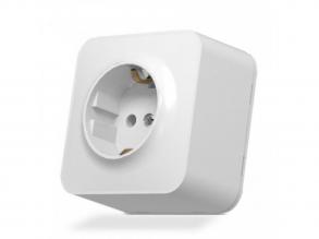 Földelt csatlakozó aljzat , falon kívüli , fehér , VIDEX , BINERA