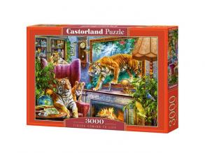 Tigrisek életre kelnek 3000db-os puzzle - Castorland