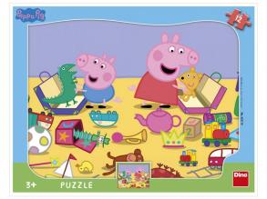 Puzzle 12 db - Peppa