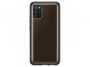 Samsung OSAM-EF-QA026TBEG Galaxy A02S fekete oldalra nyíló tok