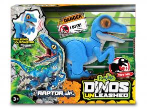Raptor Jr - sétáló, hangot adó dínó, kb.26 cm