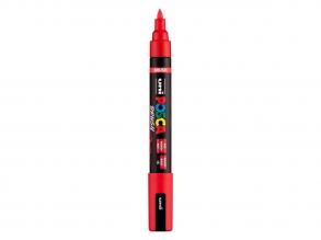 Uni Posca ecsetfilc PC5BR piros  Ecsethegy 14 mm