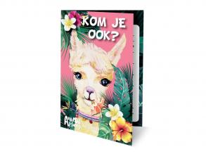 Animal Planet alpaka meghívók, 6 db.