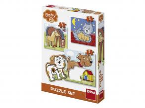 Babypuzzle 3-5 db