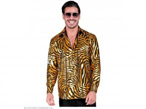 Party ing zebra mintás arany színű férfi jelmez