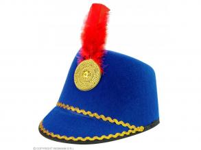 Filc kalap tollal - kék