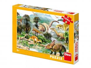 Puzzle 100 db XL Dinoszauruszok