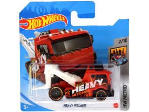 Hot Wheels: Heavy Hitcher piros kisautó 1/64 - Mattel